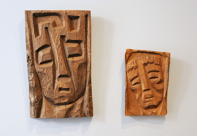 'Gekrntes Haupt' - Holzschnitte von Rika Unger, Mnster